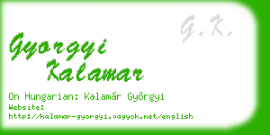 gyorgyi kalamar business card